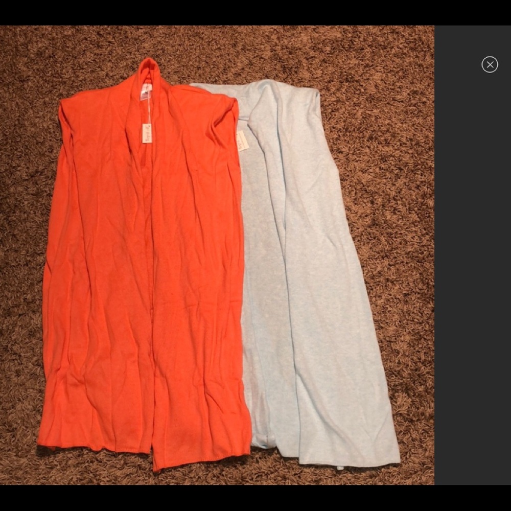 NWT cashmere vests